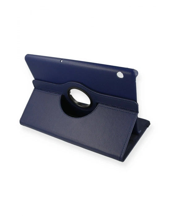 Newface Huawei MediaPad T5 10 Kılıf 360 Tablet Deri Kılıf - Lacivert