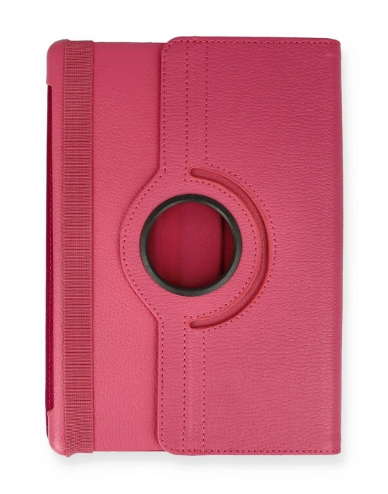 Newface Huawei MediaPad T5 10 Kılıf 360 Tablet Deri Kılıf - Pembe