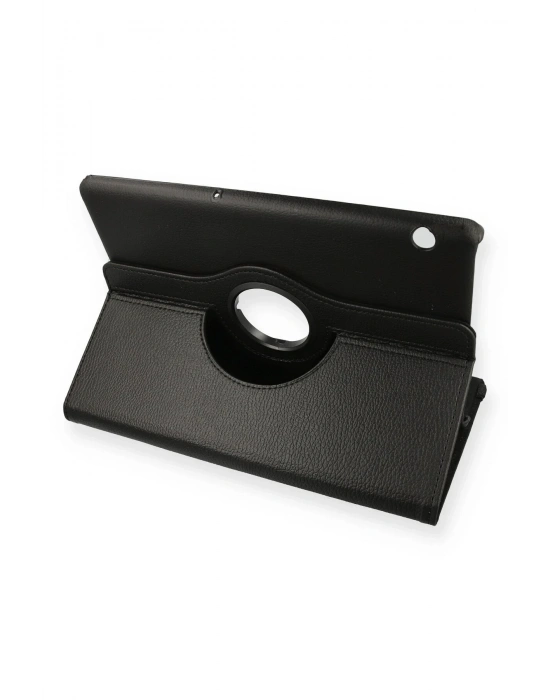 Newface Huawei MediaPad T5 10 Kılıf 360 Tablet Deri Kılıf - Siyah