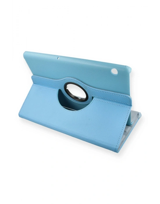 Newface Huawei MediaPad T5 10 Kılıf 360 Tablet Deri Kılıf - Turkuaz