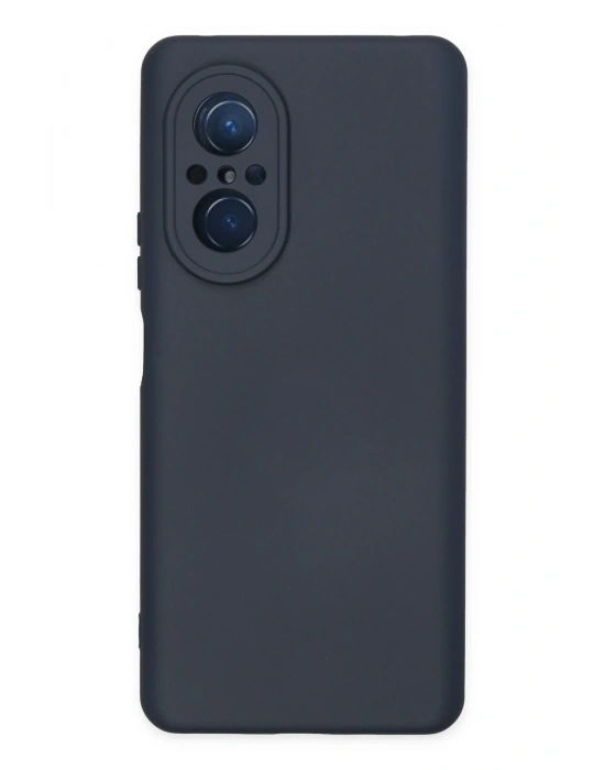 Newface Huawei Nova 9 SE Kılıf Nano içi Kadife Silikon - Lacivert