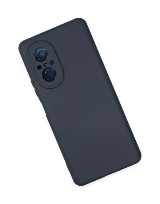 Newface Huawei Nova 9 SE Kılıf Nano içi Kadife Silikon - Lacivert
