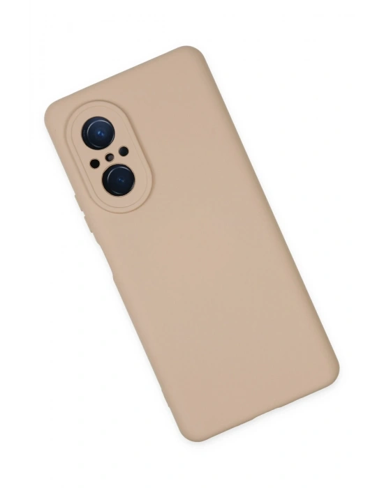 Newface Huawei Nova 9 SE Kılıf Nano içi Kadife Silikon - Pudra
