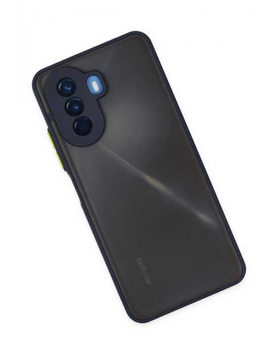 Newface Huawei Nova Y70 Kılıf Montreal Silikon Kapak - Lacivert