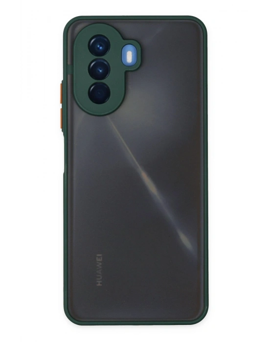 Newface Huawei Nova Y70 Kılıf Montreal Silikon Kapak - Yeşil