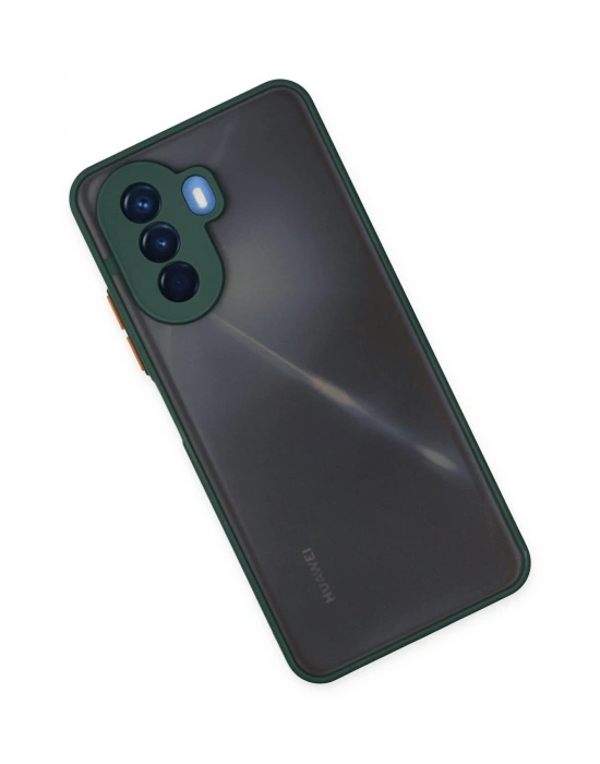 Newface Huawei Nova Y70 Kılıf Montreal Silikon Kapak - Yeşil
