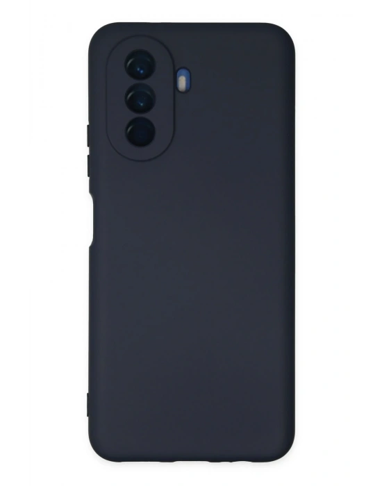 Newface Huawei Nova Y70 Kılıf Nano içi Kadife Silikon - Lacivert