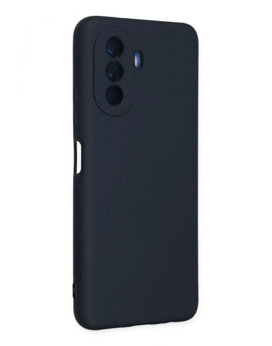 Newface Huawei Nova Y70 Kılıf Nano içi Kadife Silikon - Lacivert