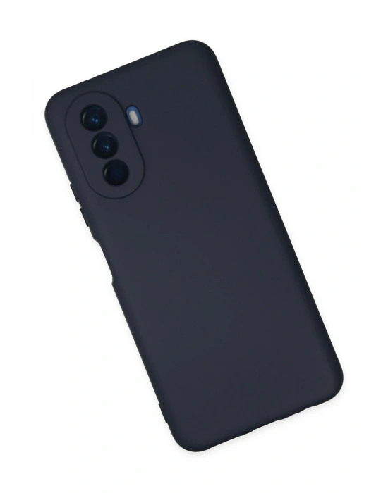 Newface Huawei Nova Y70 Kılıf Nano içi Kadife Silikon - Lacivert