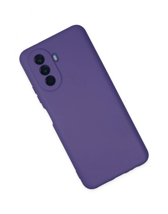 Newface Huawei Nova Y70 Kılıf Nano içi Kadife Silikon - Mor