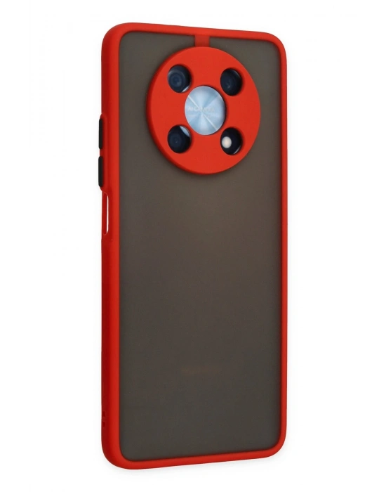 Newface Huawei Nova Y90 Kılıf Montreal Silikon Kapak - Kırmızı