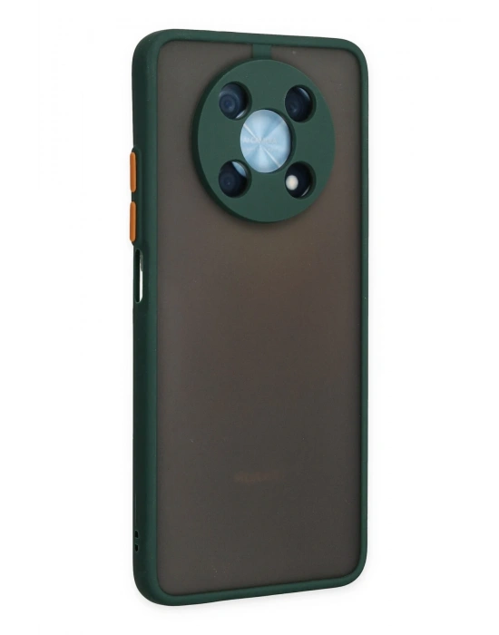 Newface Huawei Nova Y90 Kılıf Montreal Silikon Kapak - Yeşil