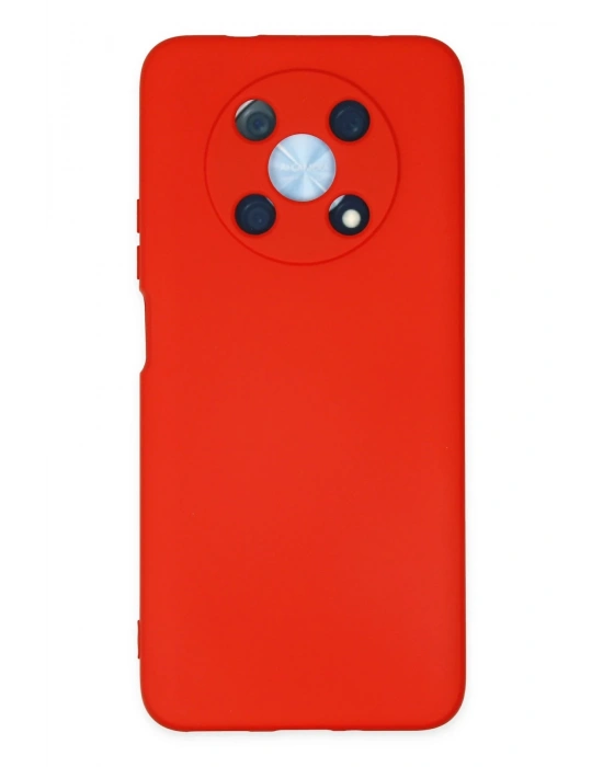 Newface Huawei Nova Y90 Kılıf Nano içi Kadife Silikon - Kırmızı