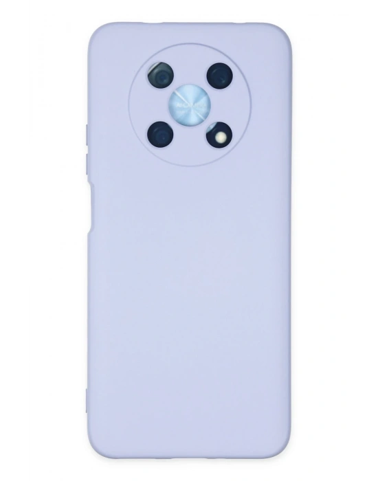 Newface Huawei Nova Y90 Kılıf Nano içi Kadife Silikon - Lila
