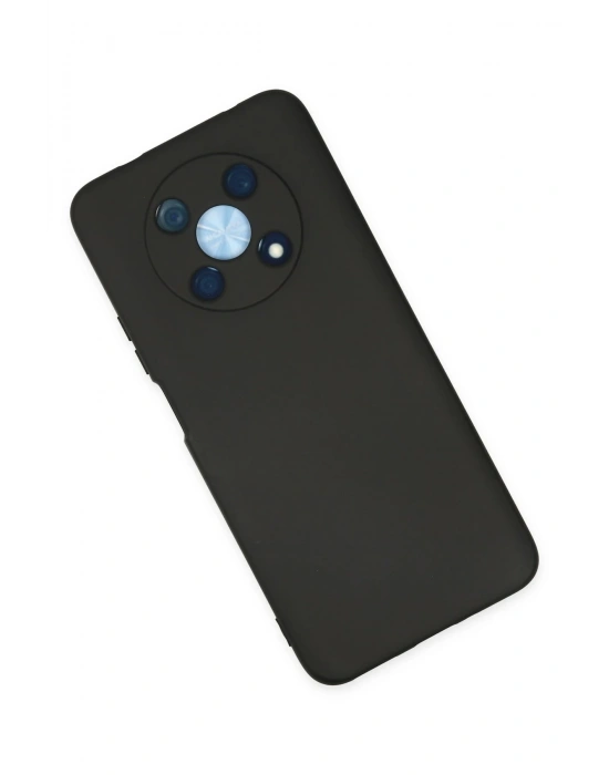 Newface Huawei Nova Y90 Kılıf Nano içi Kadife Silikon - Siyah