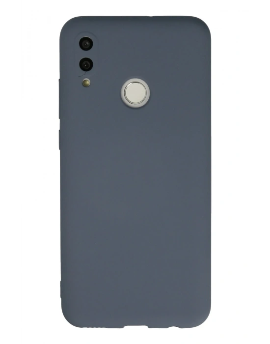 Newface Huawei P Smart 2019 Kılıf Nano içi Kadife Silikon - Gri