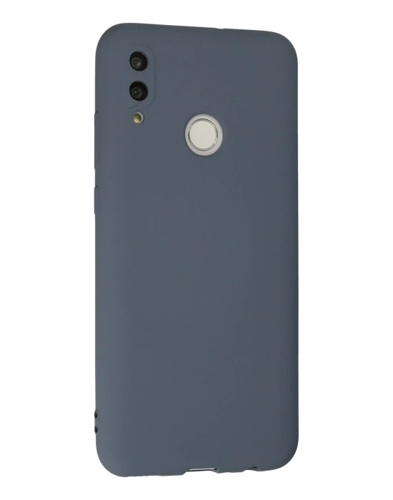 Newface Huawei P Smart 2019 Kılıf Nano içi Kadife Silikon - Gri