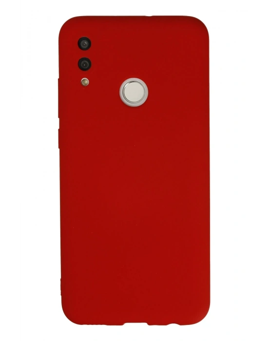 Newface Huawei P Smart 2019 Kılıf Nano içi Kadife Silikon - Kırmızı