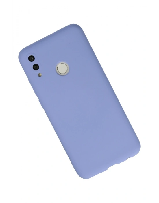 Newface Huawei P Smart 2019 Kılıf Nano içi Kadife Silikon - Lila