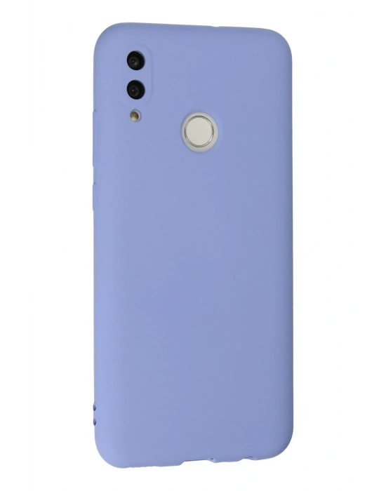 Newface Huawei P Smart 2019 Kılıf Nano içi Kadife Silikon - Lila