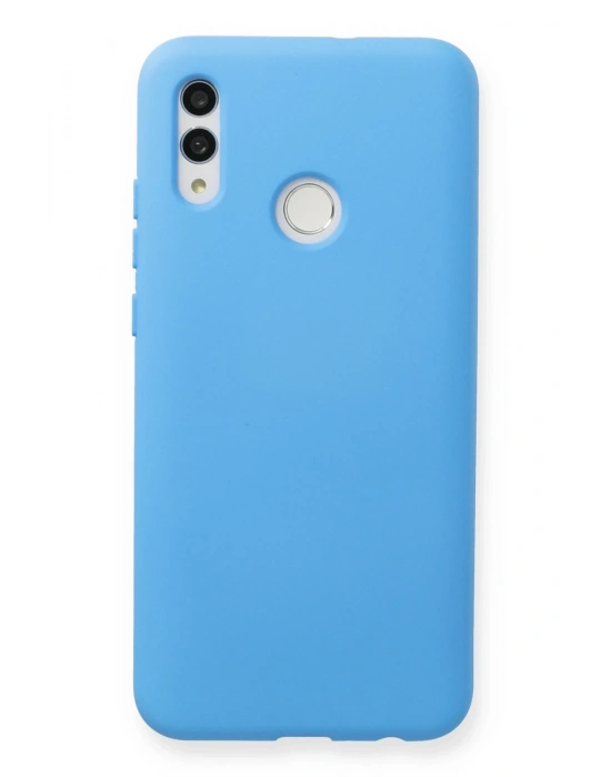 Newface Huawei P Smart 2019 Kılıf Nano içi Kadife Silikon - Mavi