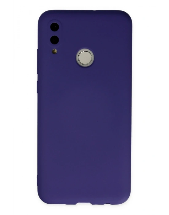 Newface Huawei P Smart 2019 Kılıf Nano içi Kadife Silikon - Mor