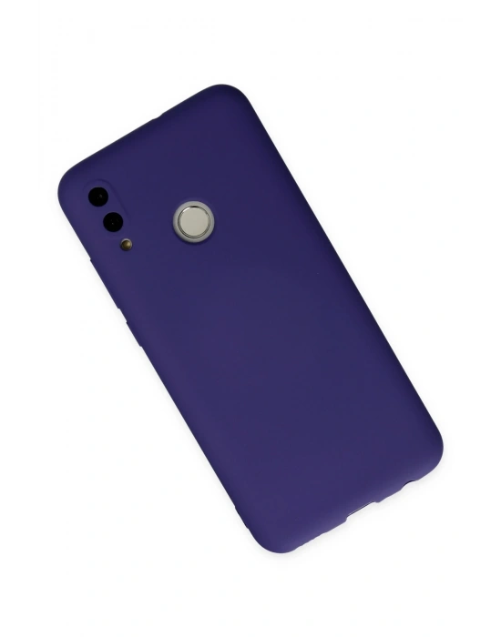 Newface Huawei P Smart 2019 Kılıf Nano içi Kadife Silikon - Mor