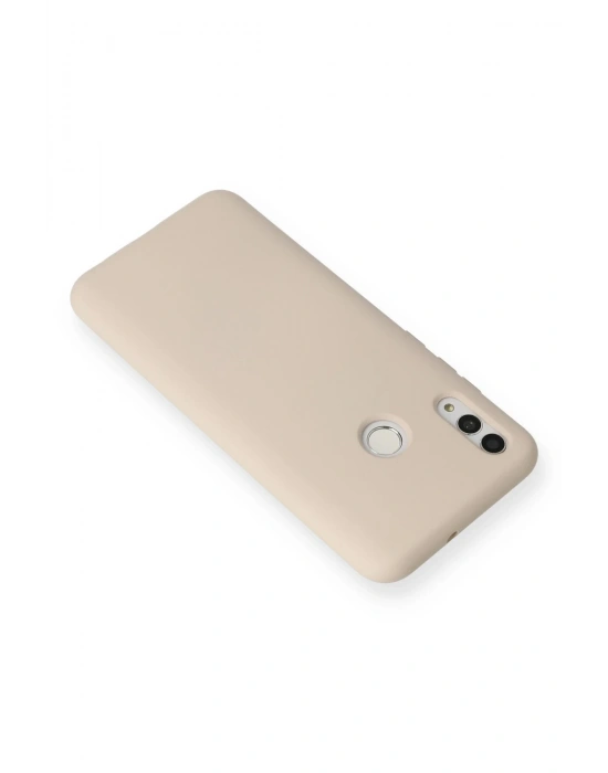 Newface Huawei P Smart 2019 Kılıf Nano içi Kadife Silikon - Pudra