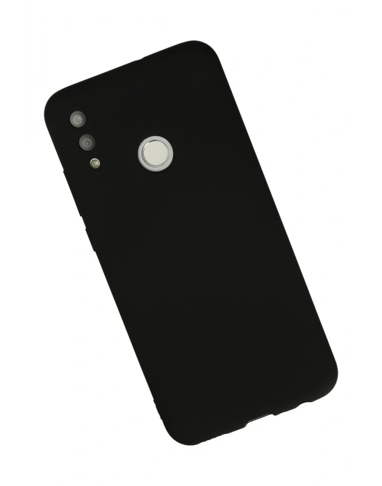 Newface Huawei P Smart 2019 Kılıf Nano içi Kadife Silikon - Siyah