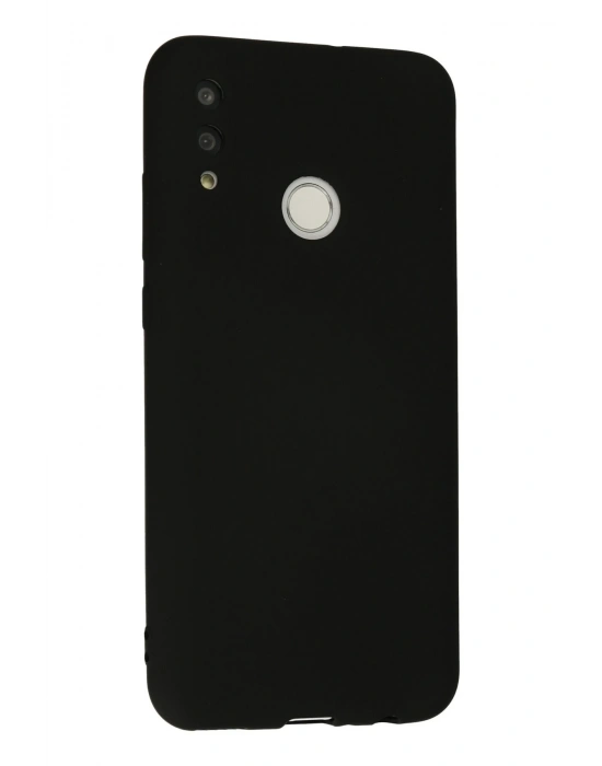 Newface Huawei P Smart 2019 Kılıf Nano içi Kadife Silikon - Siyah