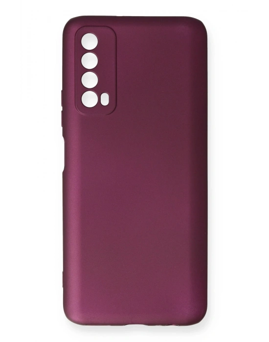 Newface Huawei P Smart 2021 Kılıf First Silikon - Mürdüm