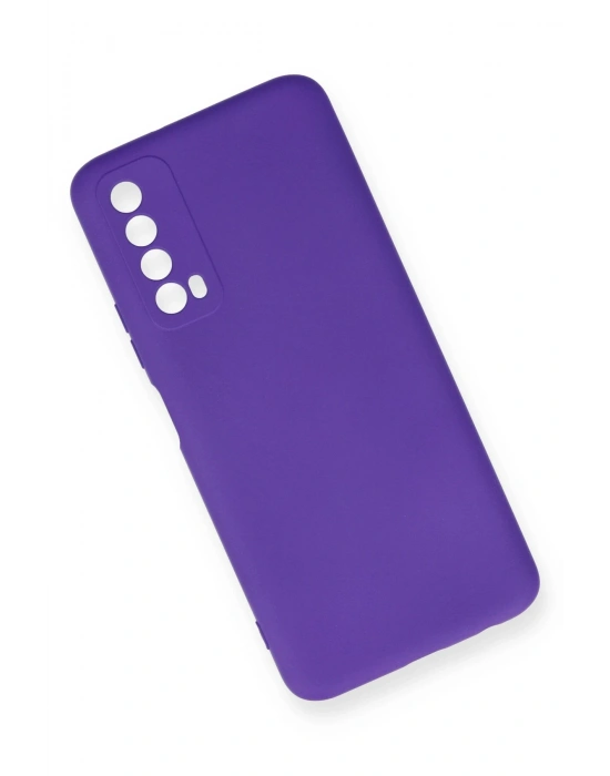 Newface Huawei P Smart 2021 Kılıf Nano içi Kadife Silikon - Mor