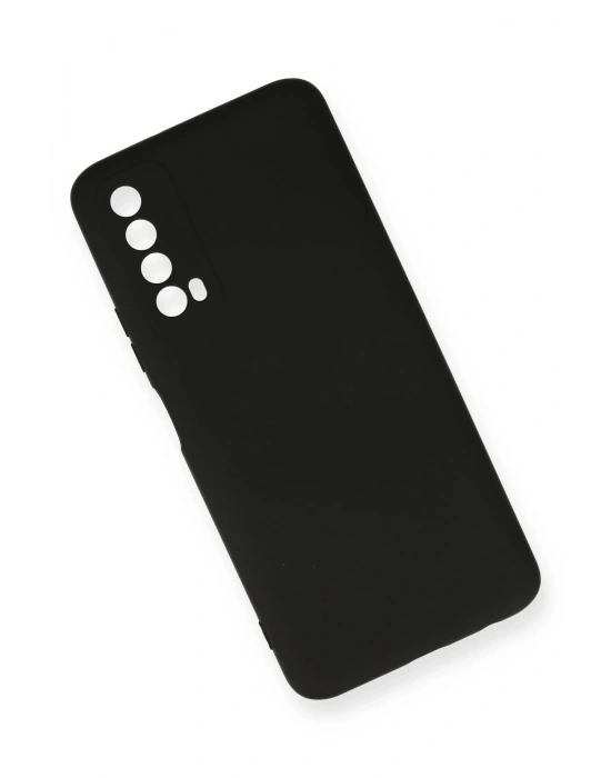 Newface Huawei P Smart 2021 Kılıf Nano içi Kadife Silikon - Siyah