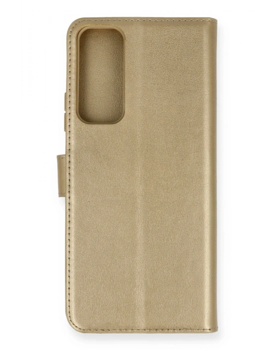 Newface Huawei P Smart 2021 Kılıf Trend S Plus Kapaklı Kılıf - Gold