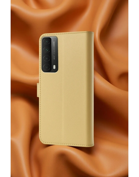 Newface Huawei P Smart 2021 Kılıf Trend S Plus Kapaklı Kılıf - Kırmızı