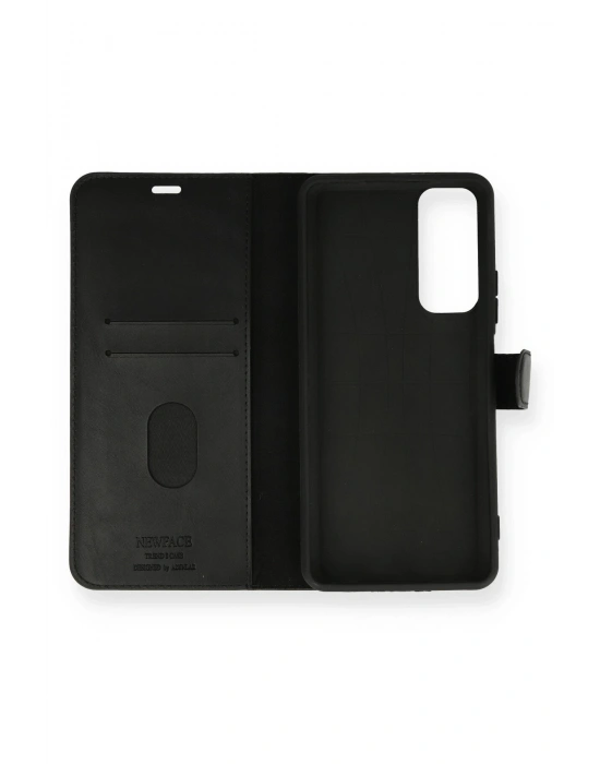 Newface Huawei P Smart 2021 Kılıf Trend S Plus Kapaklı Kılıf - Siyah