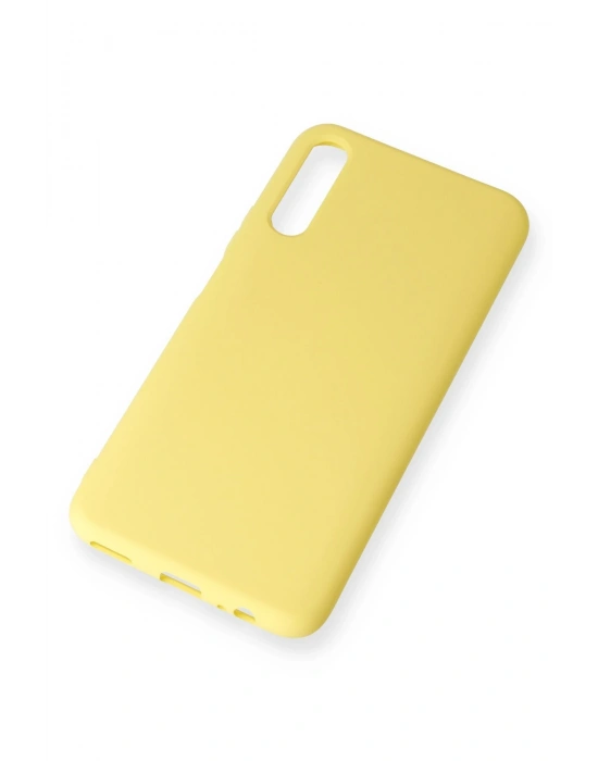 Newface Huawei P Smart Pro / Y9S Kılıf Nano içi Kadife Silikon - Sarı