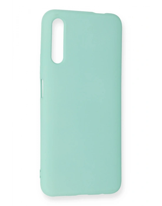 Newface Huawei P Smart Pro / Y9S Kılıf Nano içi Kadife Silikon - Turkuaz