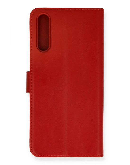 Newface Huawei P Smart S Kılıf Trend S Plus Kapaklı Kılıf - Kırmızı