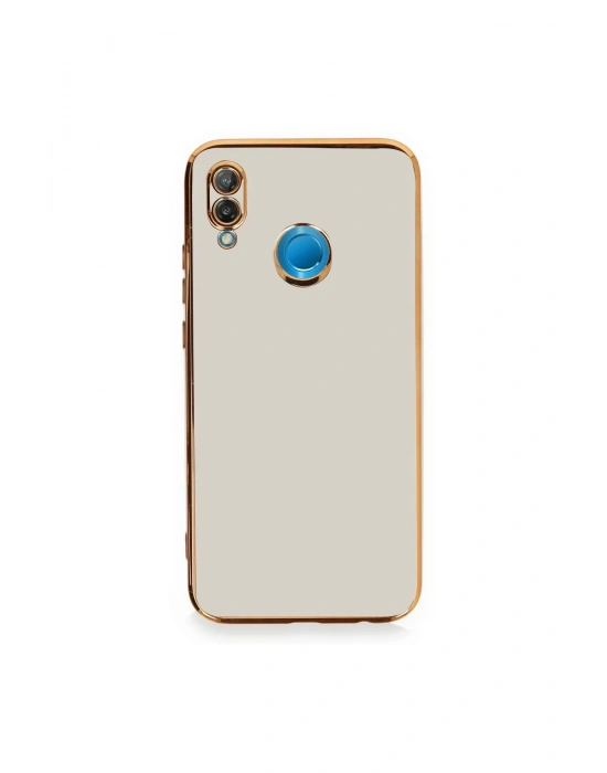 Newface Huawei P20 Lite Kılıf Volet Silikon - Beyaz