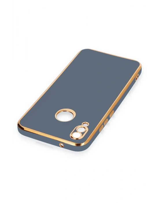 Newface Huawei P20 Lite Kılıf Volet Silikon - Mavi