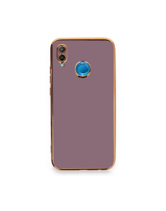 Newface Huawei P20 Lite Kılıf Volet Silikon - Mor