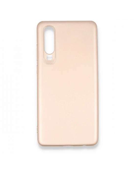 Newface Huawei P30 Kılıf First Silikon - Rose Gold