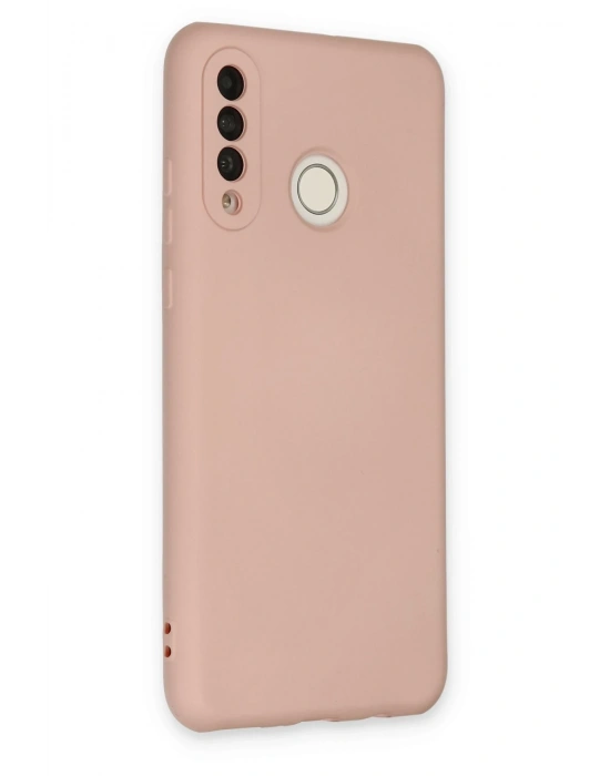 Newface Huawei P30 Lite Kılıf Nano içi Kadife Silikon - Pudra