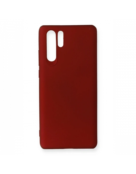 Newface Huawei P30 Pro Kılıf First Silikon - Bordo