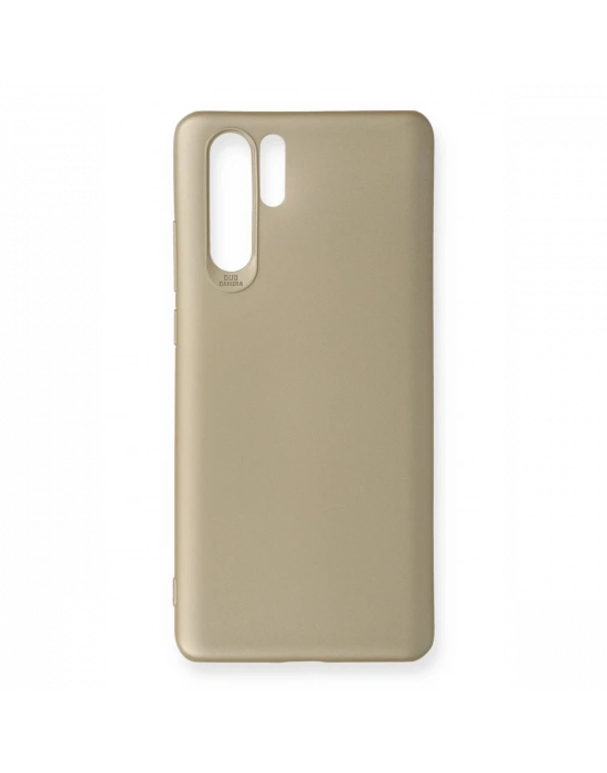 Newface Huawei P30 Pro Kılıf First Silikon - Gold