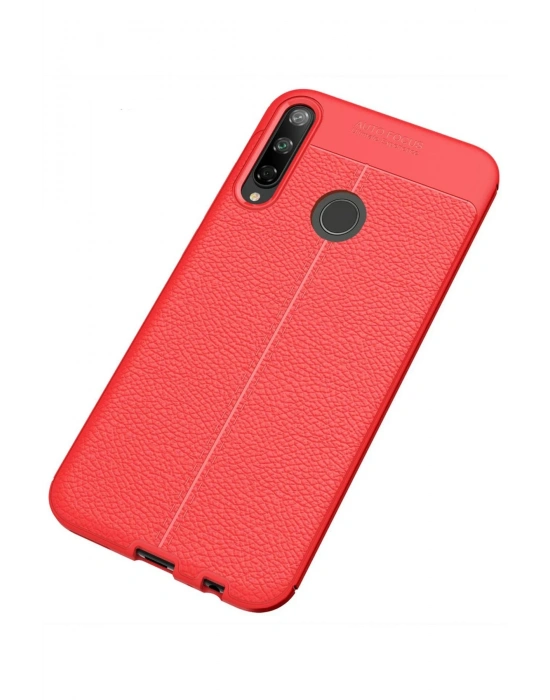 Newface Huawei P40 Lite E Kılıf Auto Focus Kapak - Kırmızı