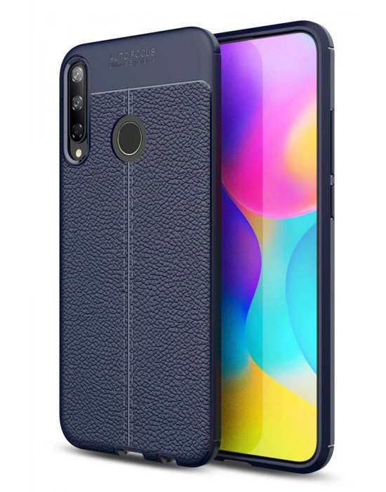 Newface Huawei P40 Lite E Kılıf Auto Focus Kapak - Lacivert