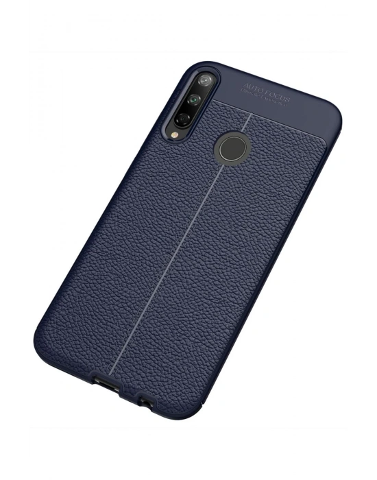 Newface Huawei P40 Lite E Kılıf Auto Focus Kapak - Lacivert