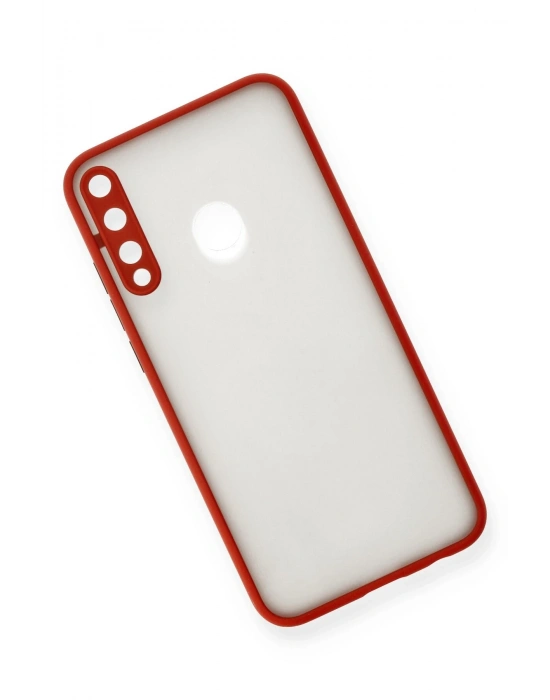 Newface Huawei P40 Lite E Kılıf Montreal Silikon Kapak - Kırmızı